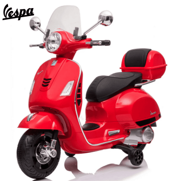 Licensed Vespa GTS 300 Electric Ride-on 6V with storage box red