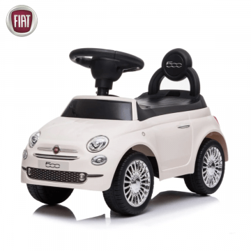 Fiat 500 Foot-to-Floor Car white