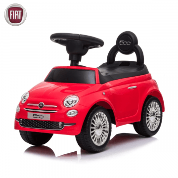 Fiat 500 Foot-to-Floor Car red