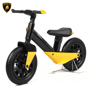 Lamborghini 12" Balance Bike for Kids - Yellow