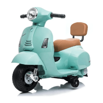 Licensed Vespa Mini 6V Electric Ride-on teal