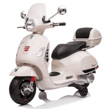 Licensed Vespa GTS 300 Electric Ride-on  with storage box 6V white