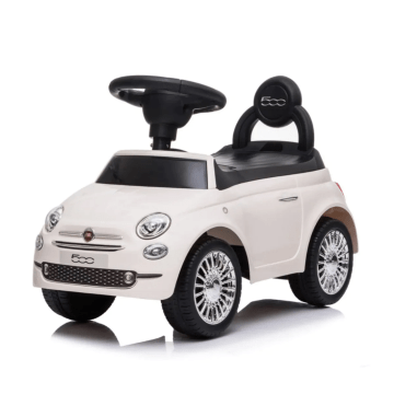 Fiat 500 Foot-to-Floor Car white