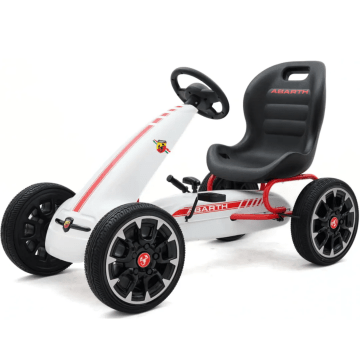 Fiat Abarth Pedal Go Kart white