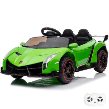 Lamborghini Veneno Electric ride-on Toy Car 12V green