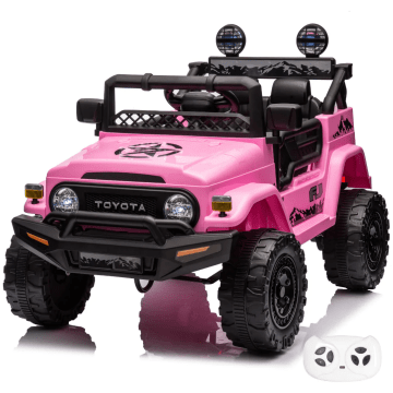 Toyota FJ Cruiser Electric ride-on Kids Car 12V Pink