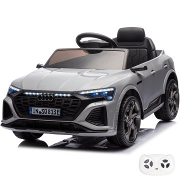 Audi SQ8 e-Tron Electric Ride-on Kids Car 12V - Grey