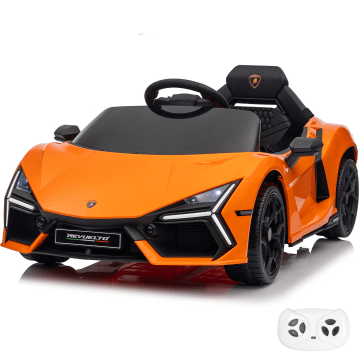 Lamborghini Revuelto Ride on Kids Car 12V - Orange