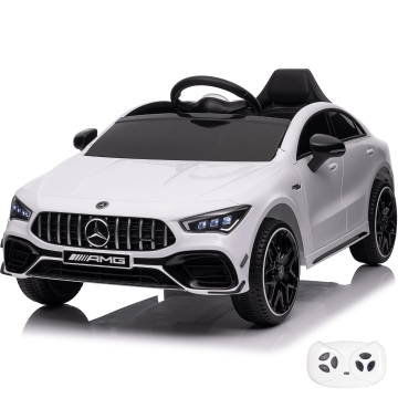 Mercedes CLA45s AMG Electric Kids Car 12V - White