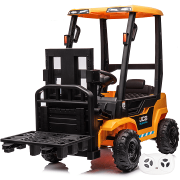 JCB Ride-on Forklift for Kids 12V - Yellow