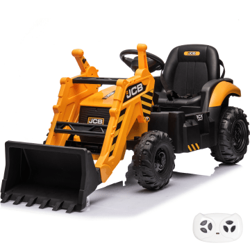 JCB Ride-on Dump Truck for Kids 12V - Yellow