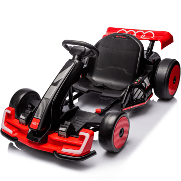 Audi Electric Drift Go-kart for Kids 24V - Red