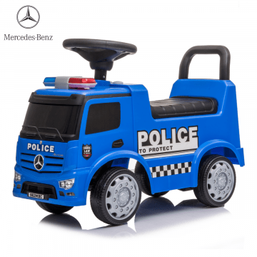 Mercedes Antos Ride-on Police Truck - Blue